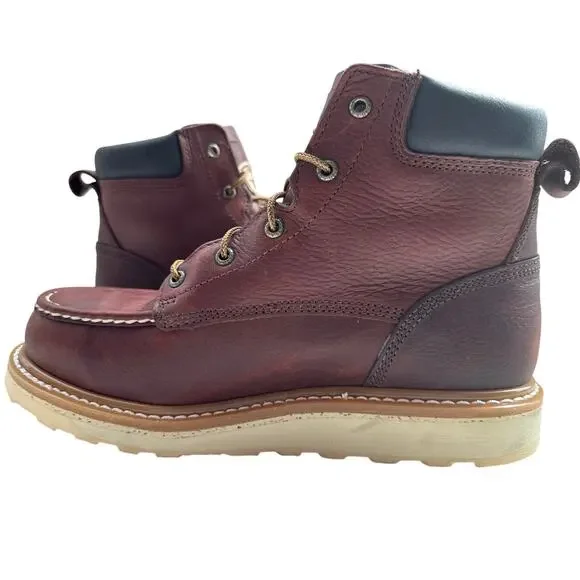 Irish Setter Work Boots Ashby 6 in Men's 9.5 D EH Alum Toe WP Leather 83606